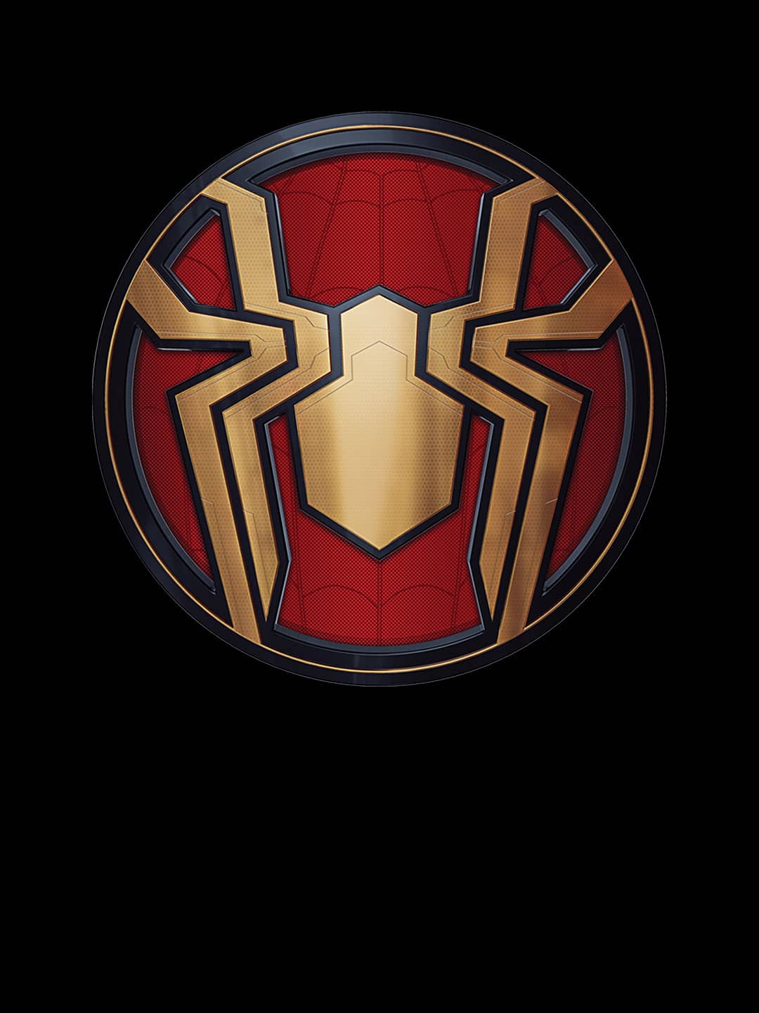 Integrated Spider Logo - Womens T-Shirt Black XL