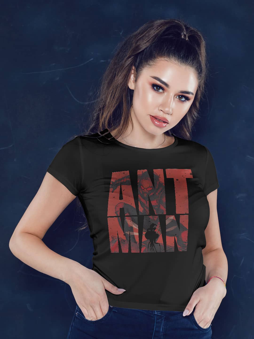 Astonishing Ant Man - Womens T-Shirt Black XL