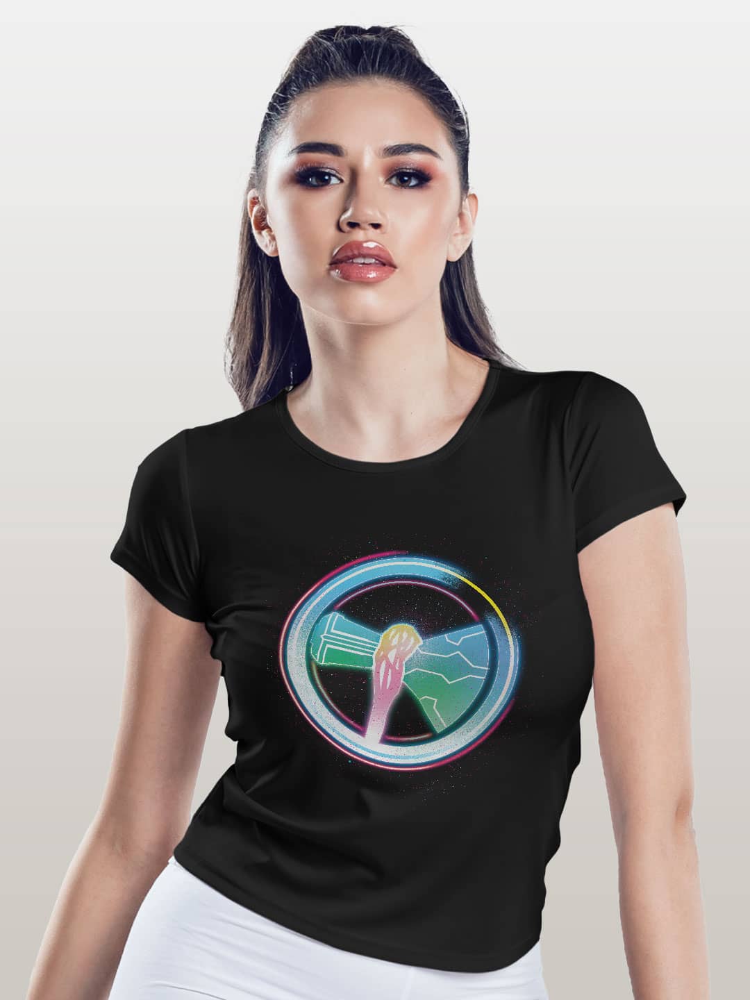 Bifrost Stormbreaker - Womens T-Shirt Black Medium