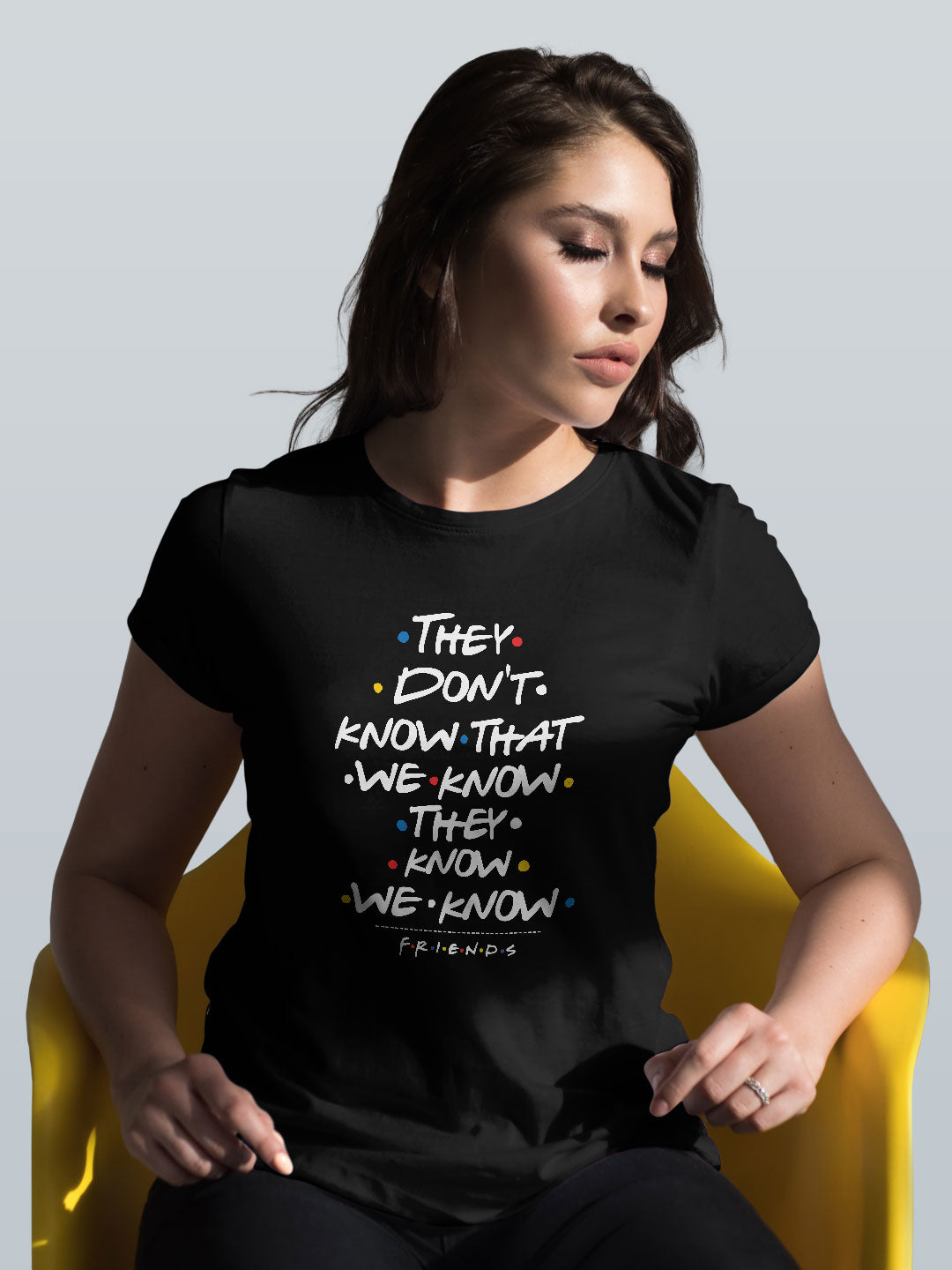 They Dont Know - Womens T-Shirt Black Medium