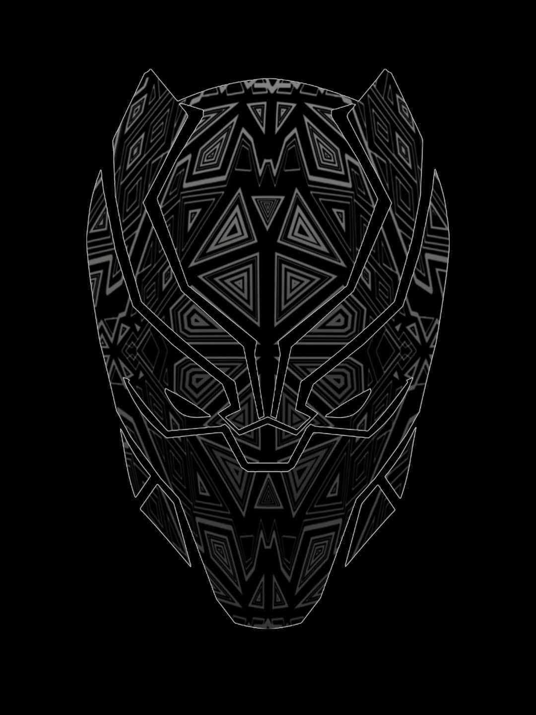 Black Panther Stare - Womens T-Shirt Black XL