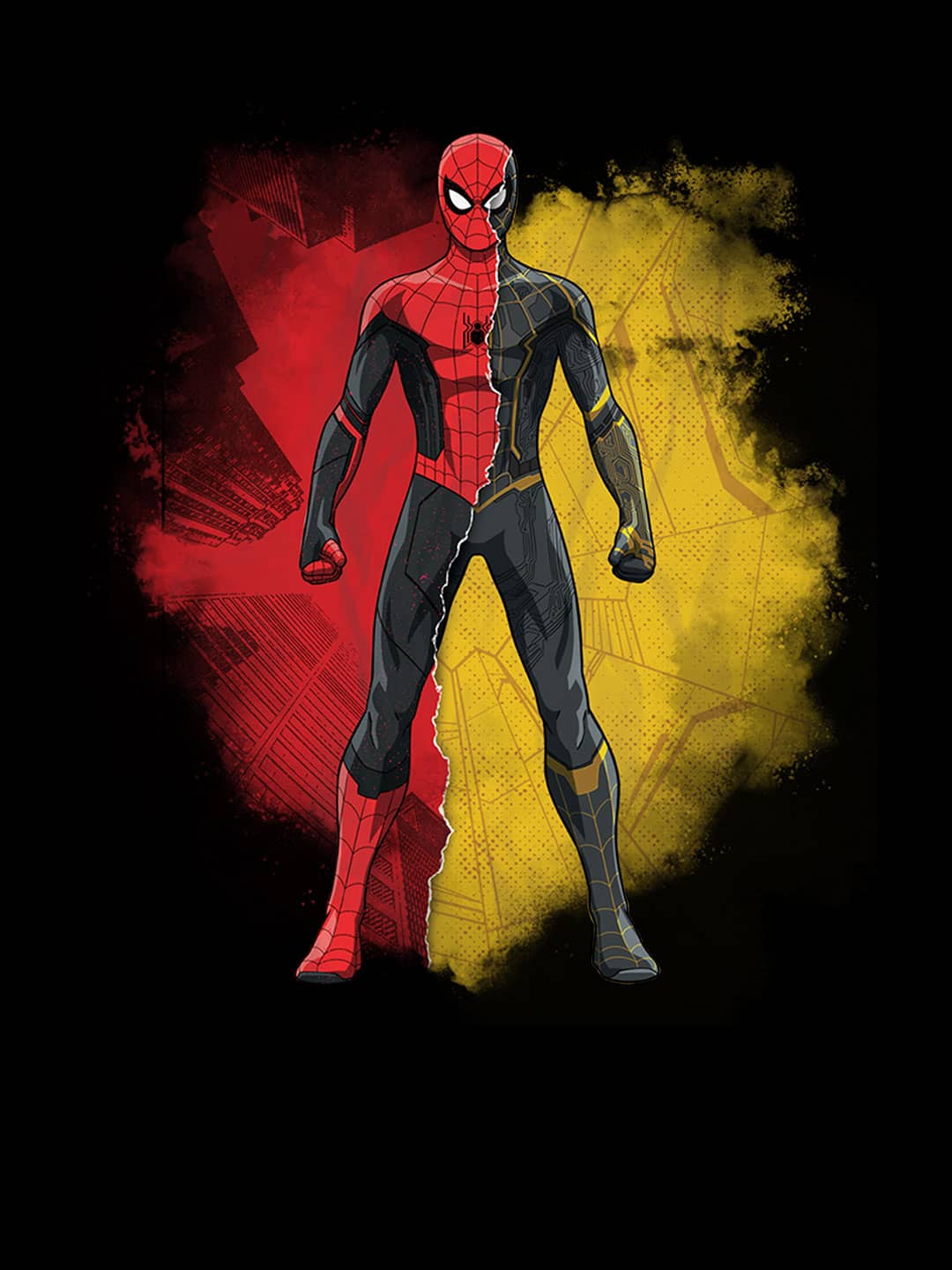 Peter Black and Gold - Womens T-Shirt Black XXL