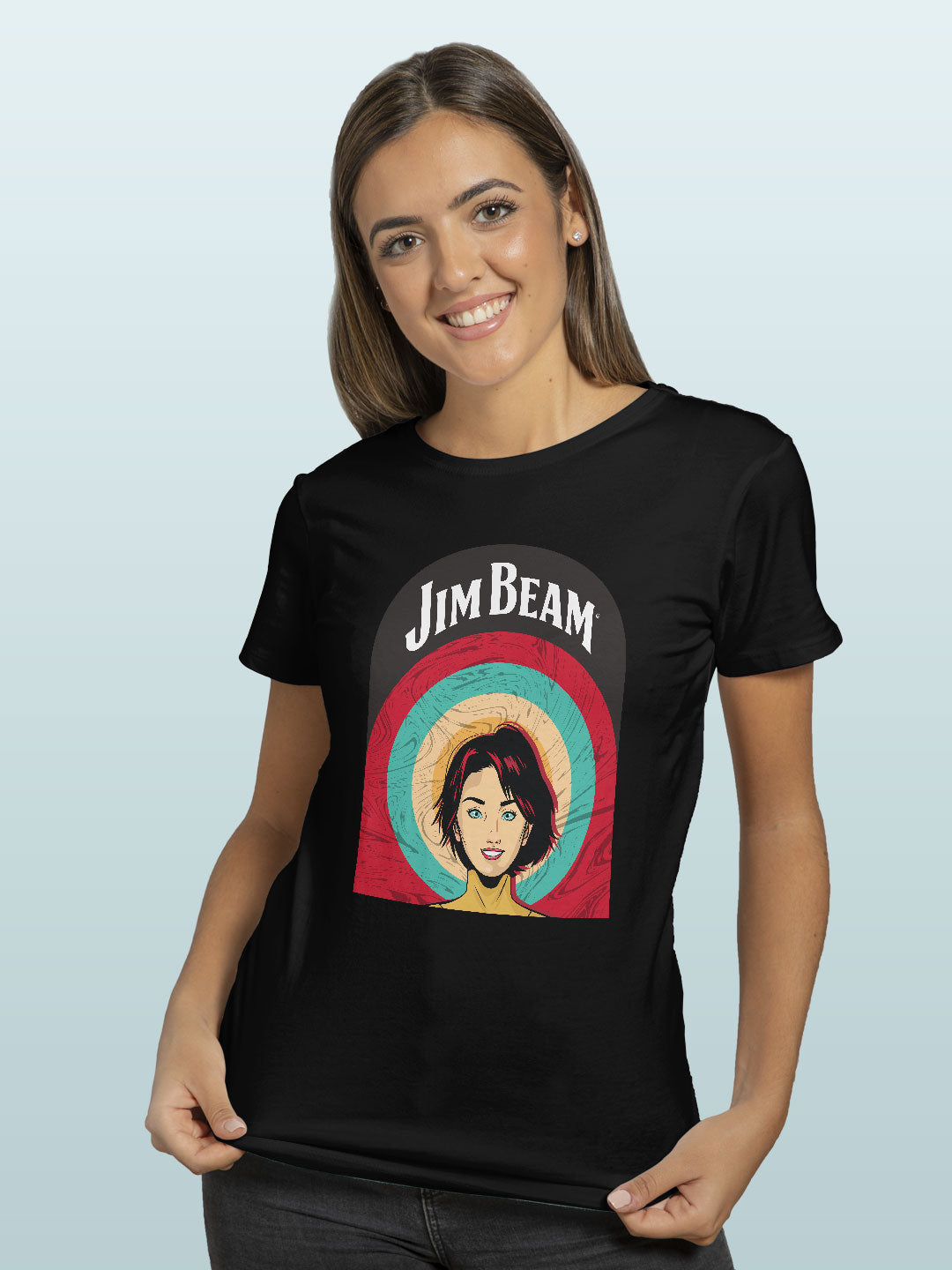 jimbeamcharacterblack-womenst-shirt-black-small