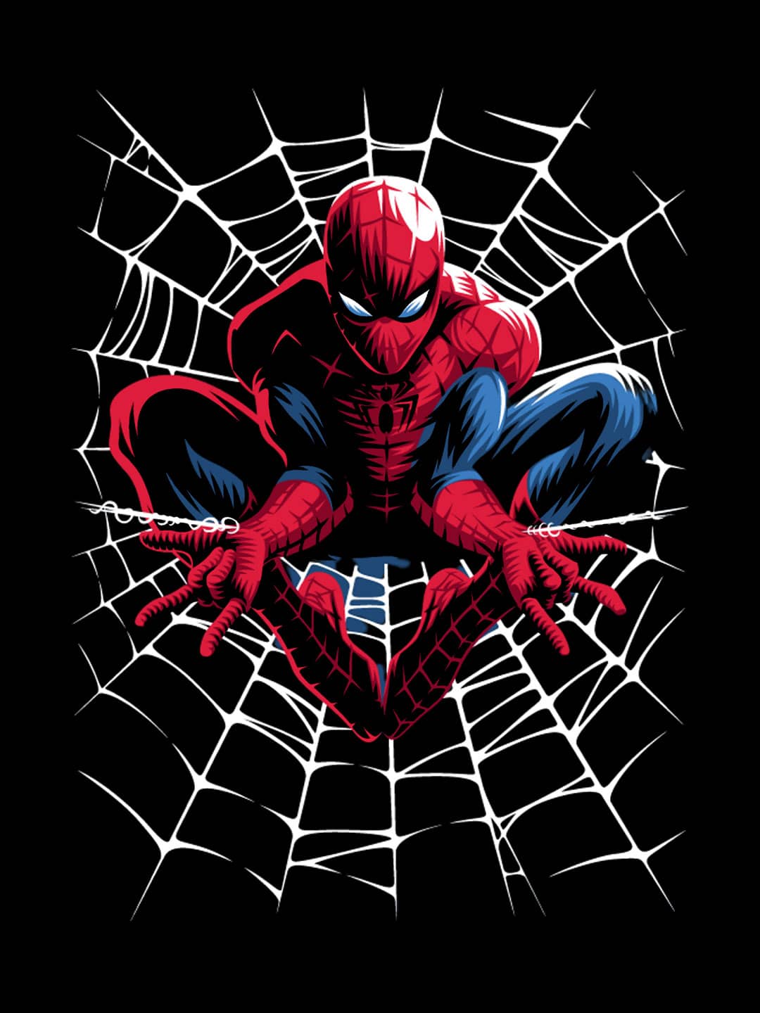 Web Slinger Spidey - Womens T-Shirt Black XXL
