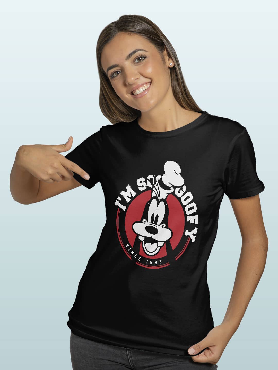 Im so Goofy - Womens T-Shirt Black Large