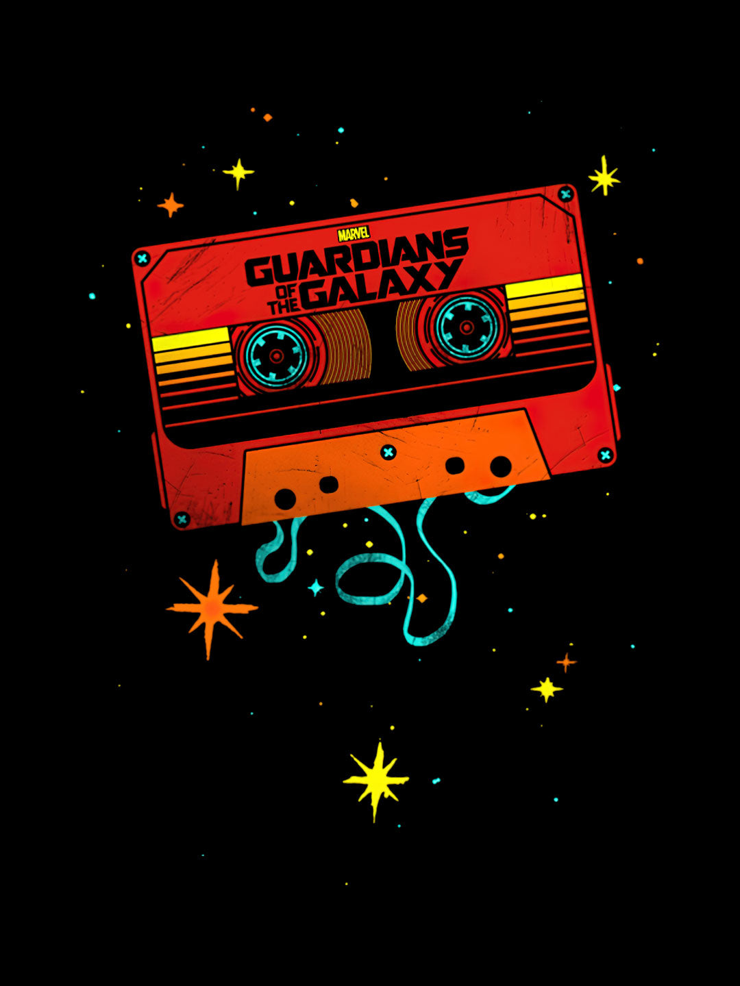 Guardians Mixtape - Womens T-Shirt Black Large
