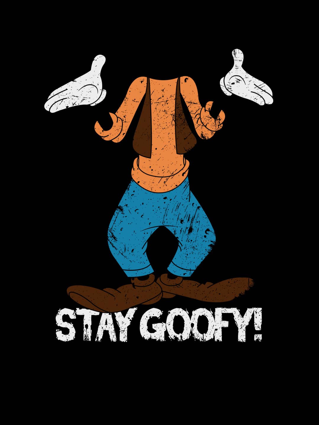 Stay Goofy - Womens T-Shirt Black Medium