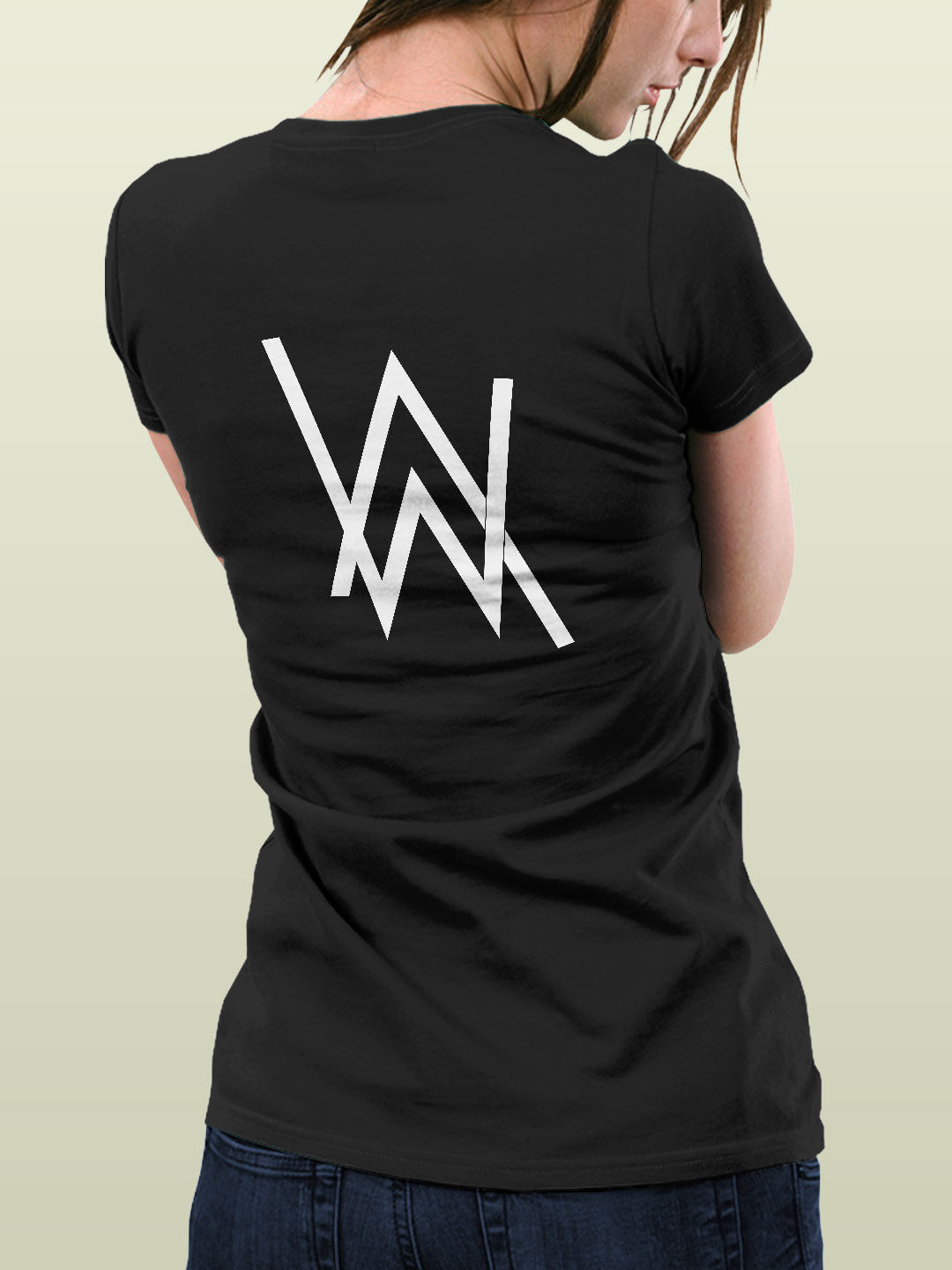 Alan Walker Core Logo - Womens T-Shirt Black XL
