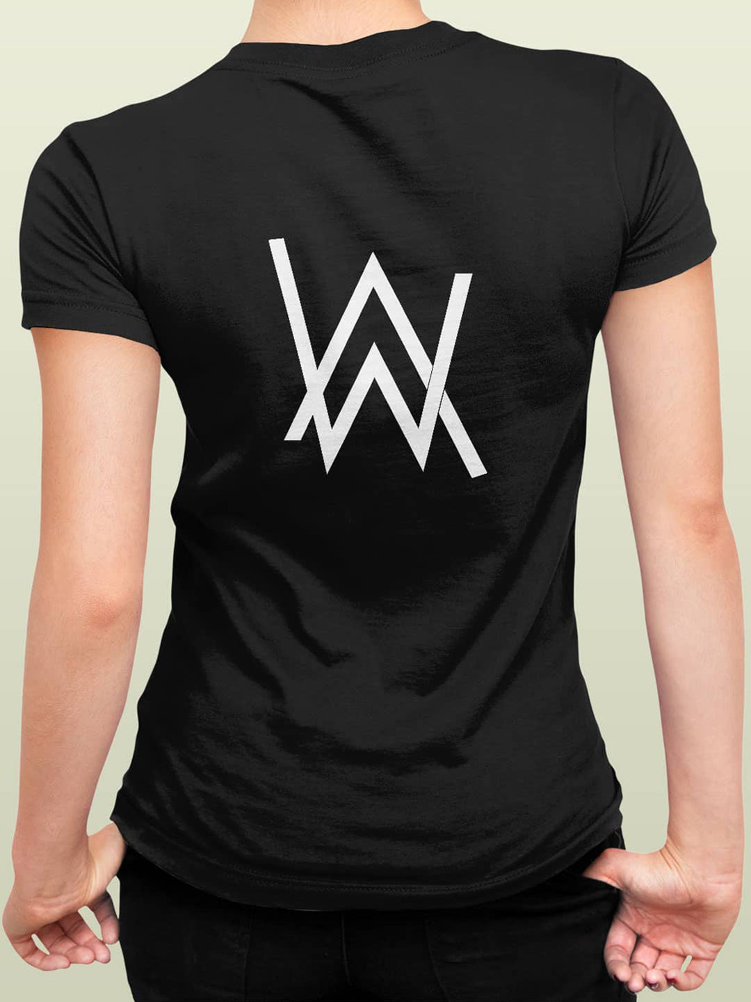 Alan Walker Core Logo - Womens T-Shirt Black XL
