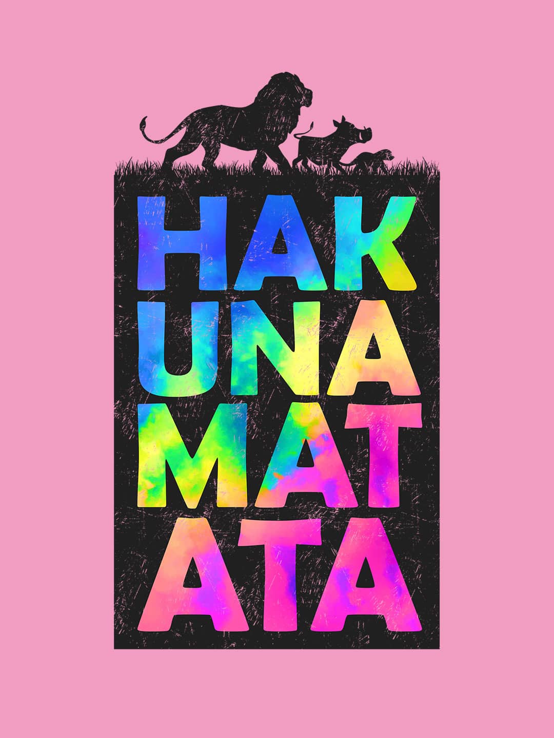 Timon and Pumba - Womens T-Shirt Baby Pink XXL