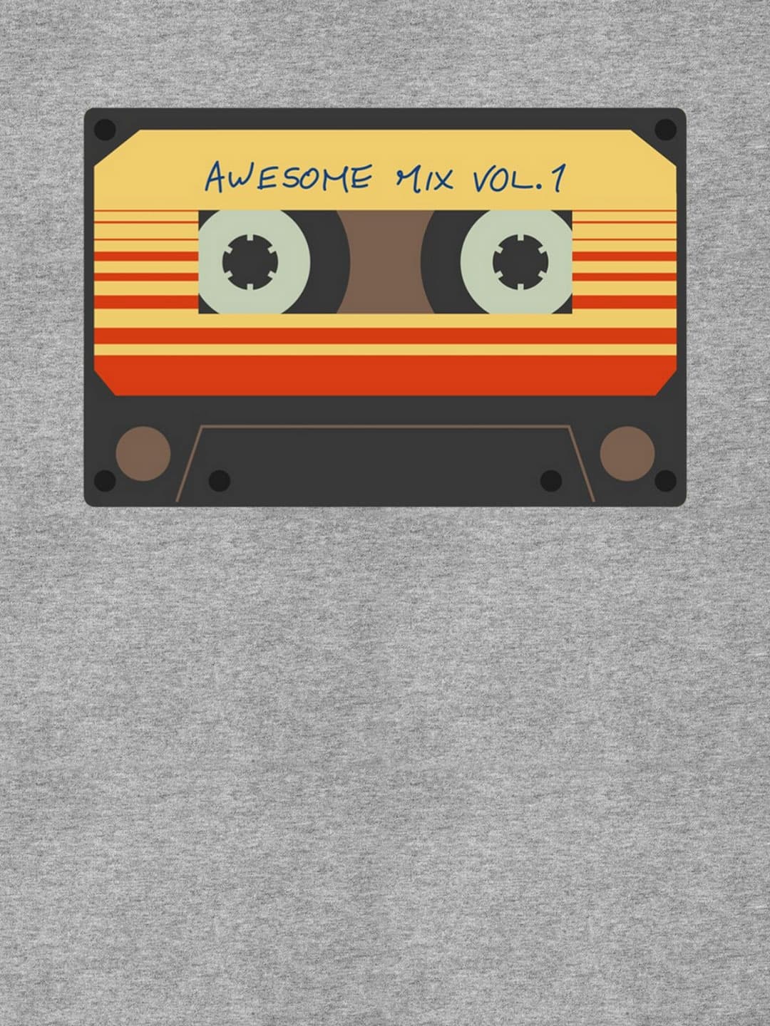 Awesome Mix Tape - Womens T-Shirt Grey Melange XXL