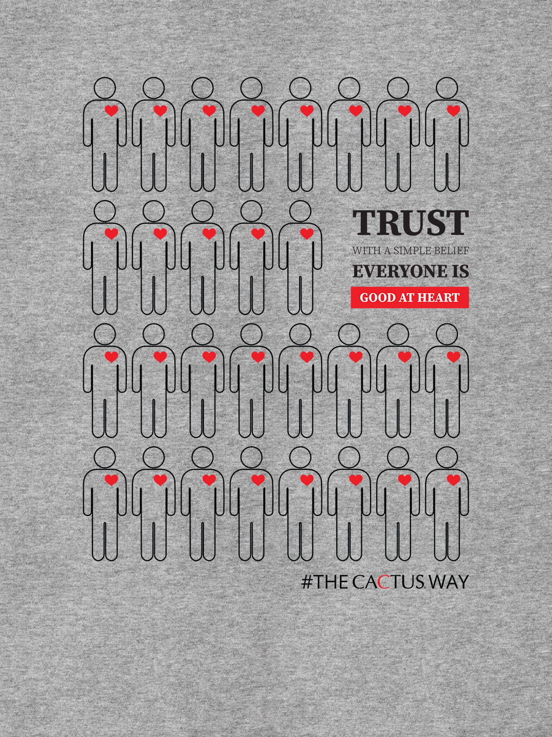 Trust with simple belief - Womens T-Shirts