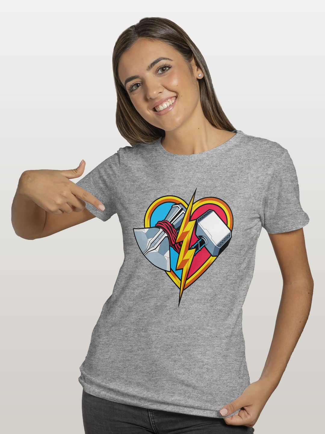 loveandthunder-womenst-shirt-greymelange-xxl
