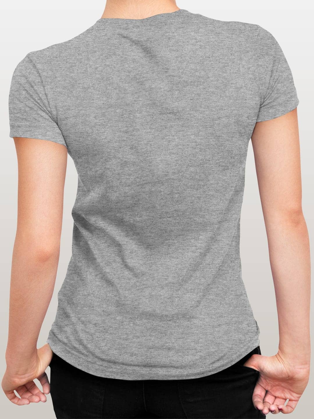 Mickey Body - Womens T-Shirt Grey Melange Medium
