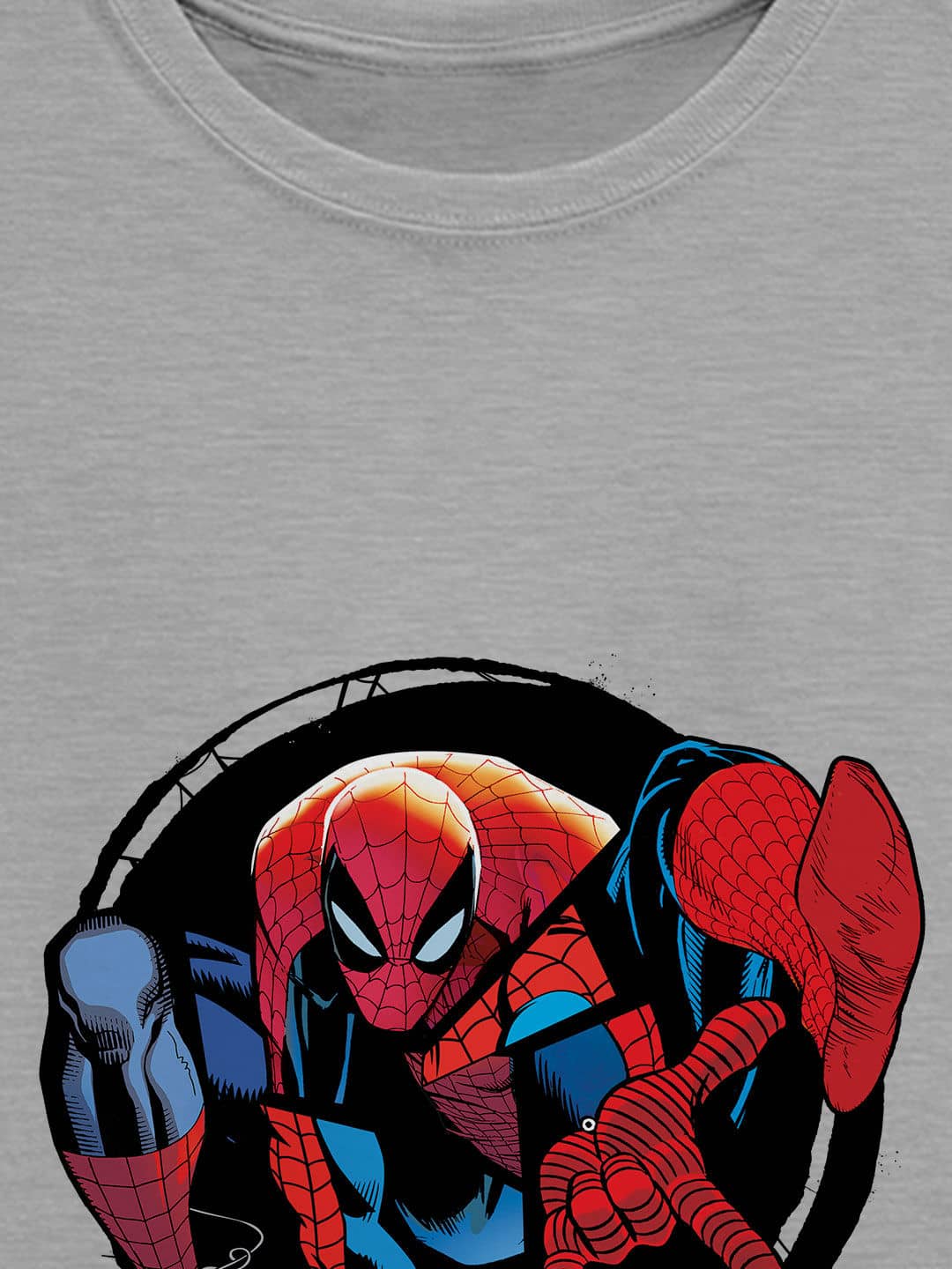 Spidey Comics - Womens T-Shirt Grey Melange Medium