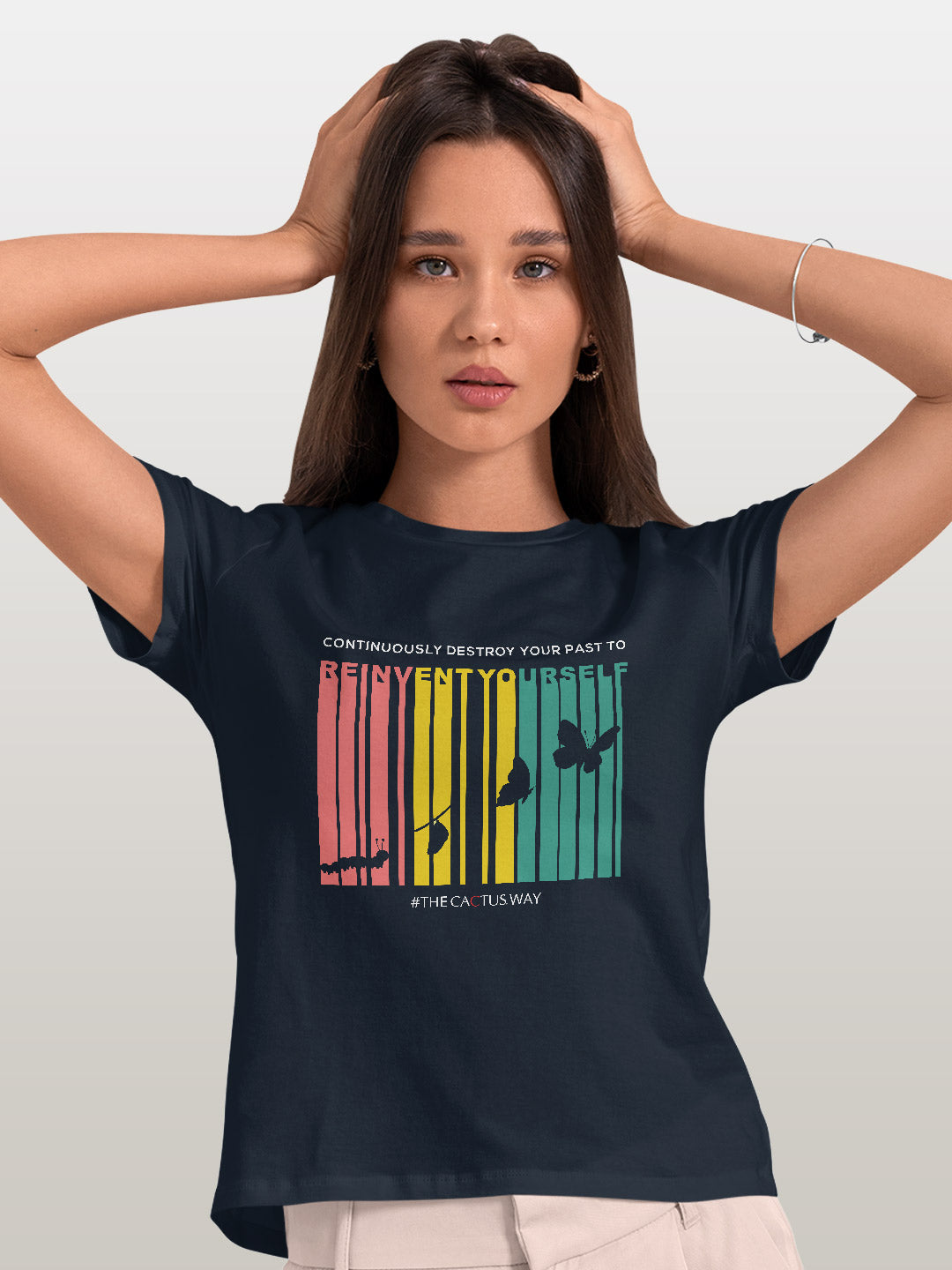 Continuously destroy your past - Womens T-Shirts