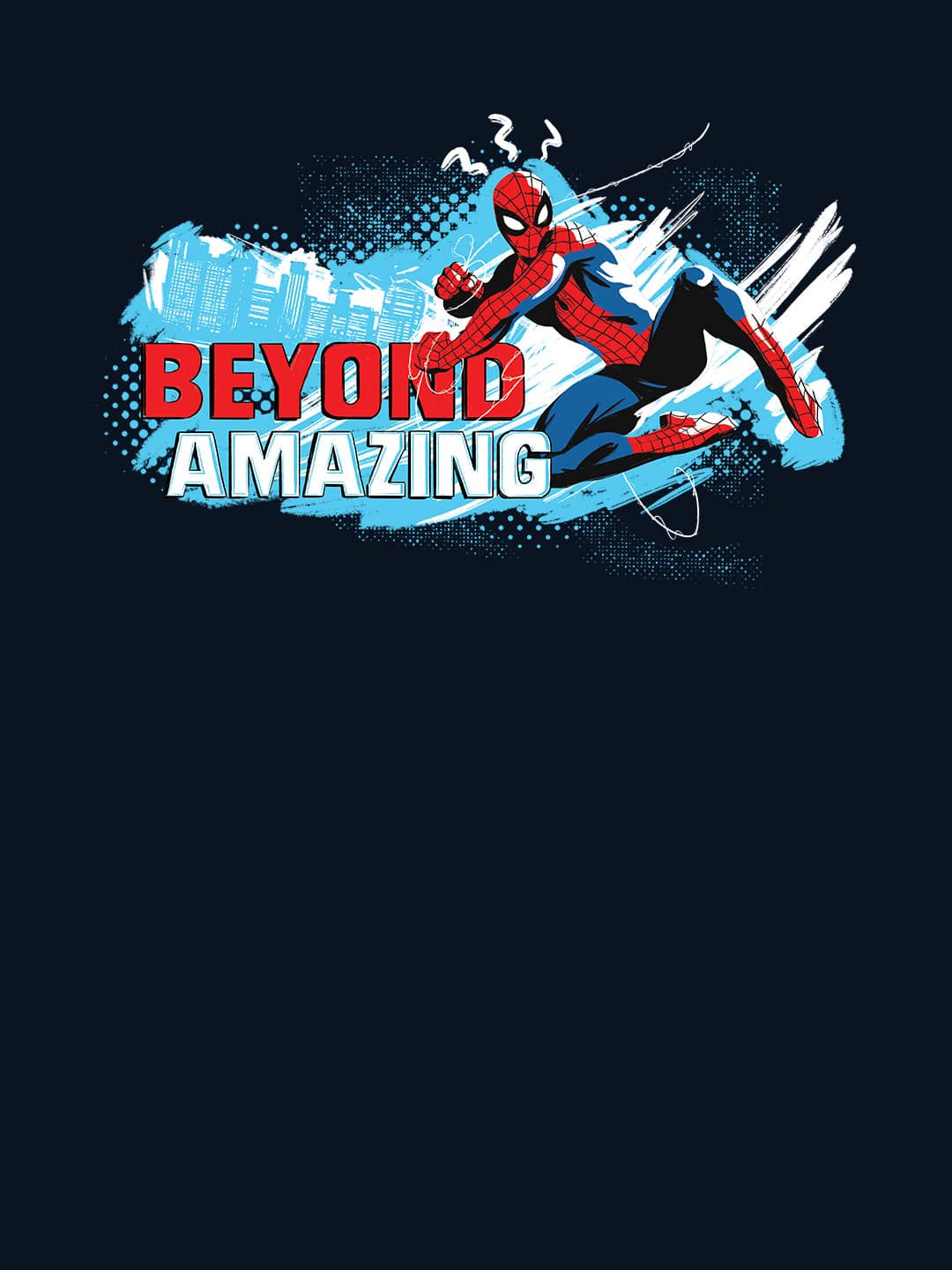 Beyond Amazing Spider Man - Womens T-Shirt Navy Blue Small