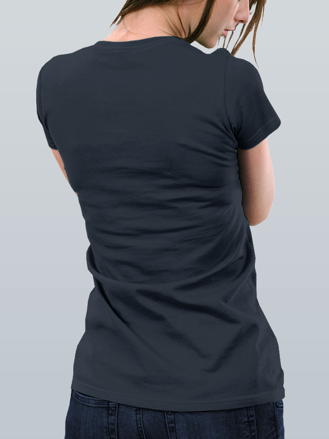 Original Intelligence - Womens T-Shirt Navy Blue Large