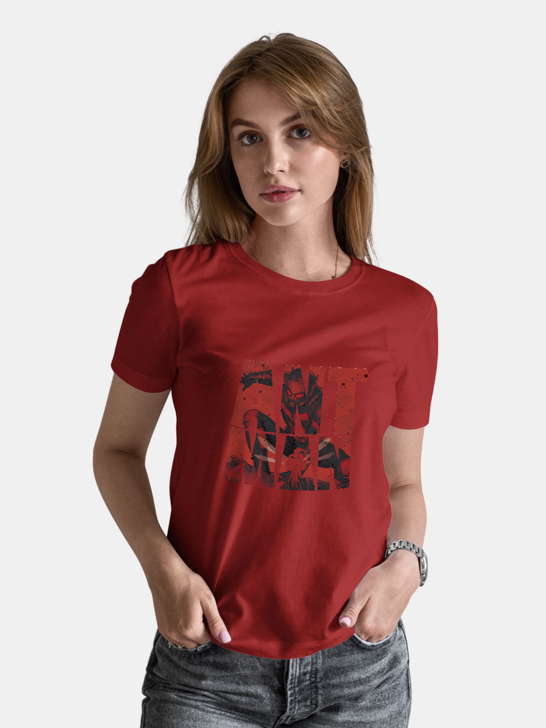 Astonishing Ant Man - Womens T-Shirt - Regular Fit - Red - Small