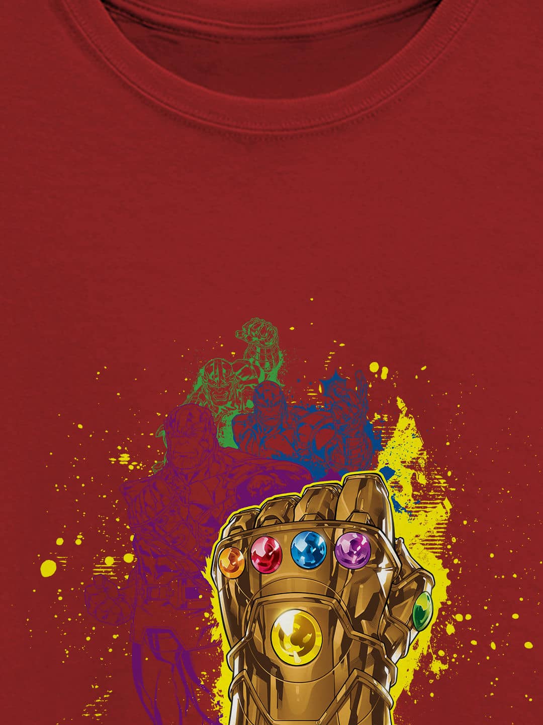 CMYK Thanos - Womens T-Shirt Red Large