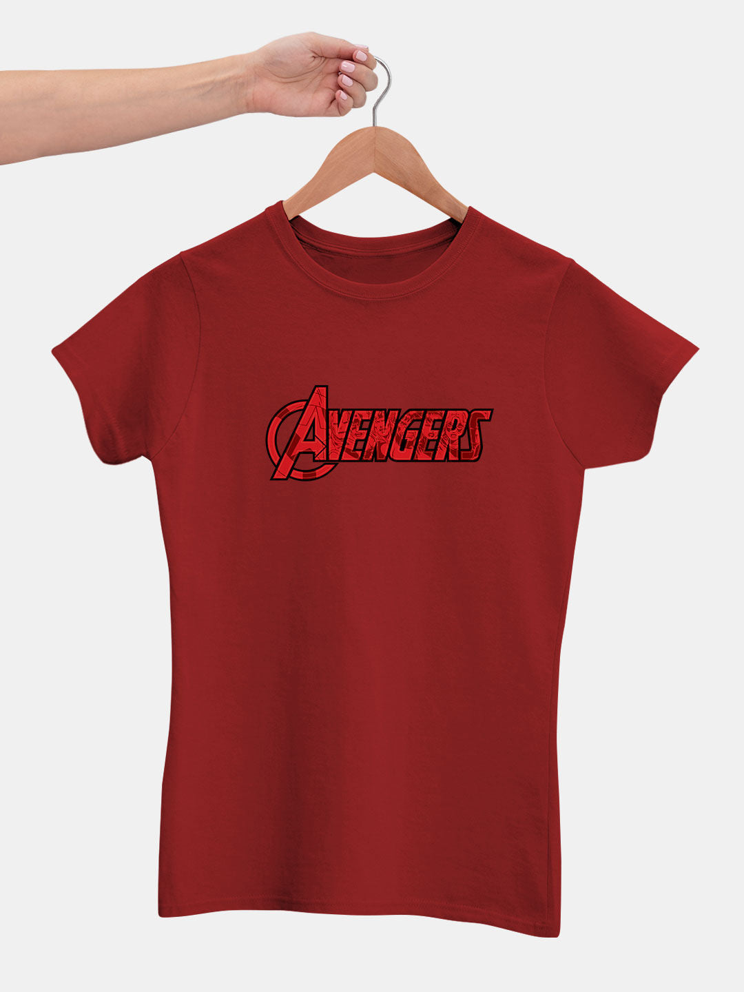 Avengers Reveal - Womens T-Shirt Red Large