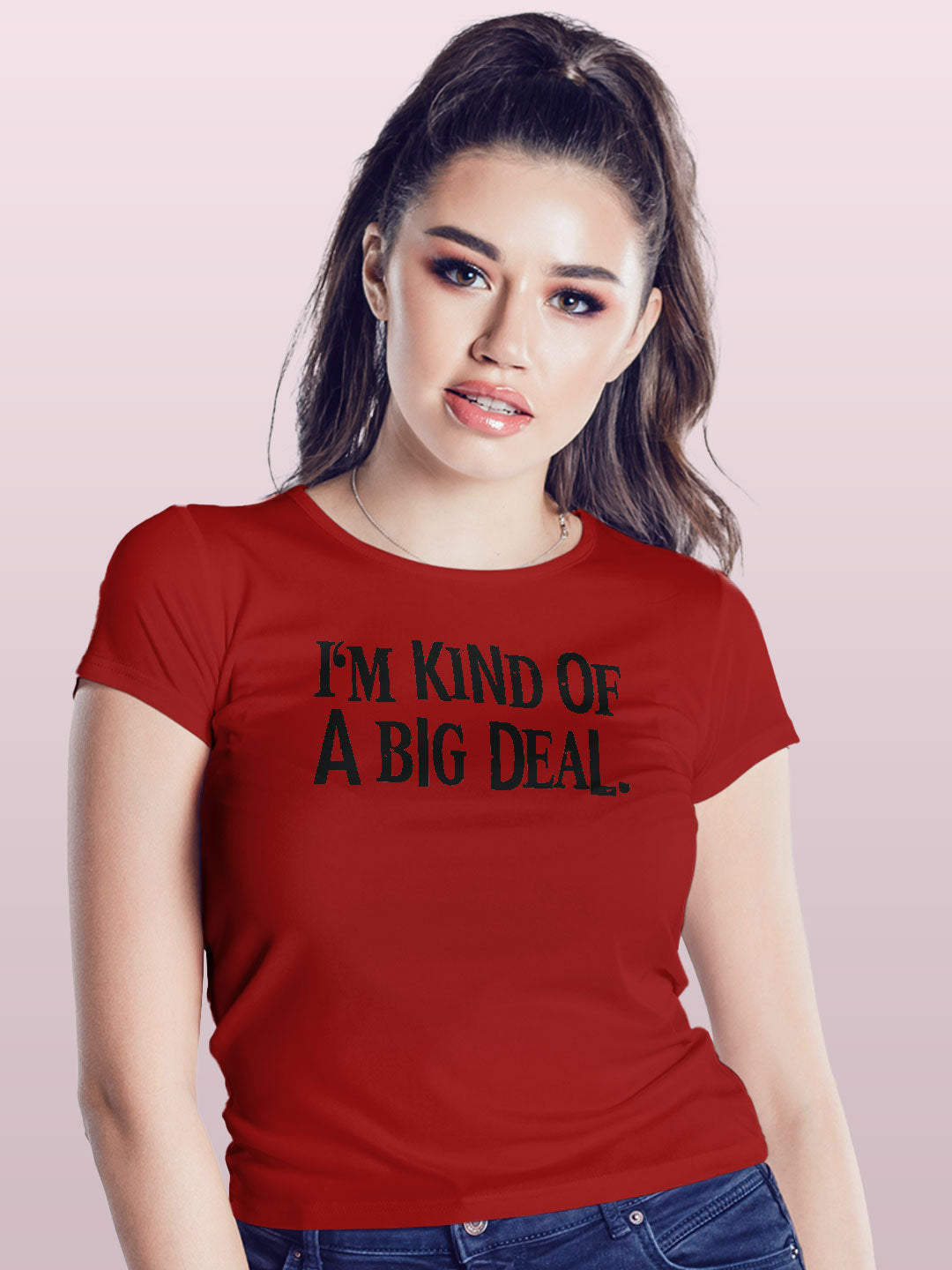 A Big Deal - Womens T-Shirt Red XXL