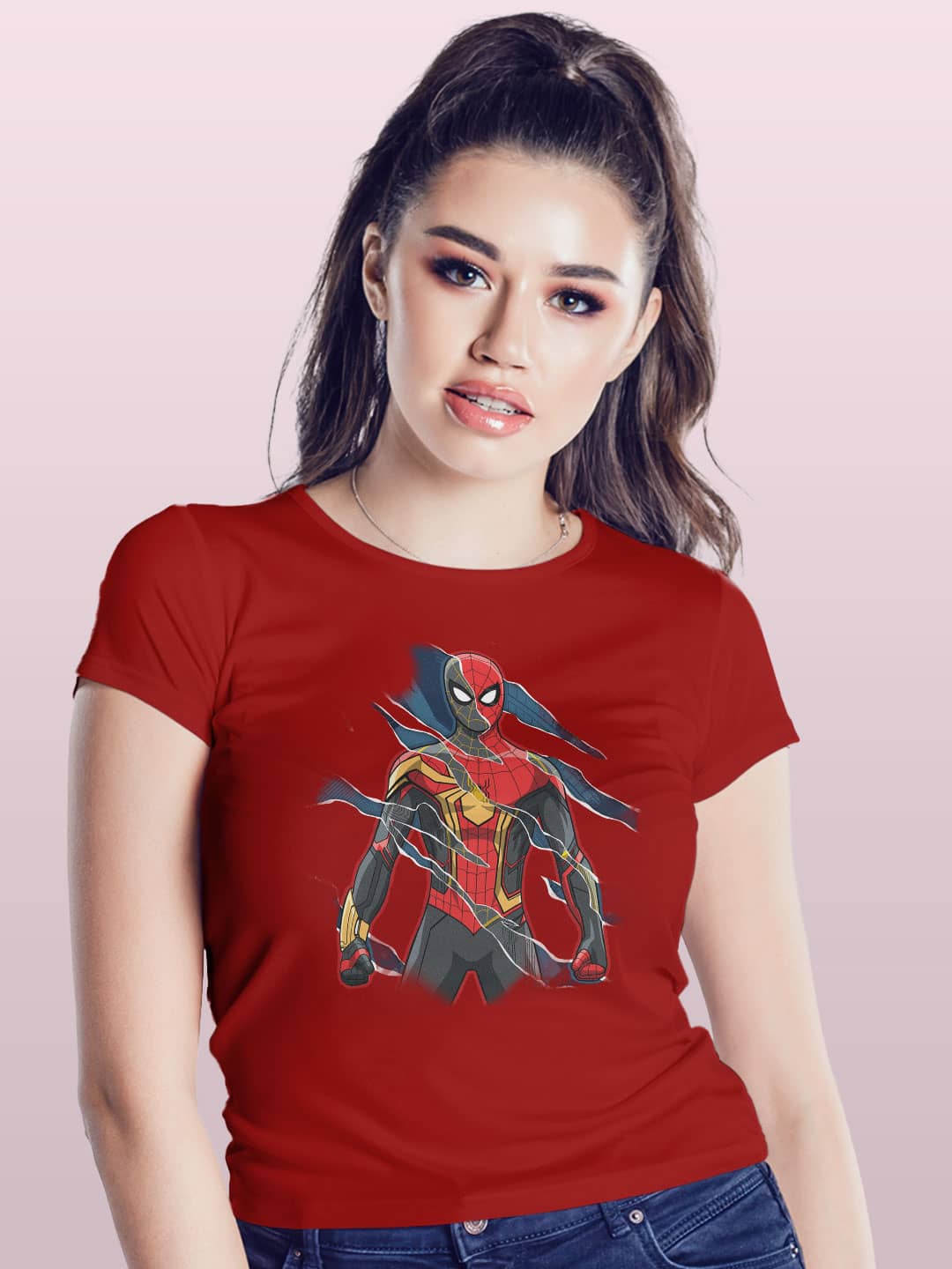 all3spidey-womenst-shirt-red-xxl