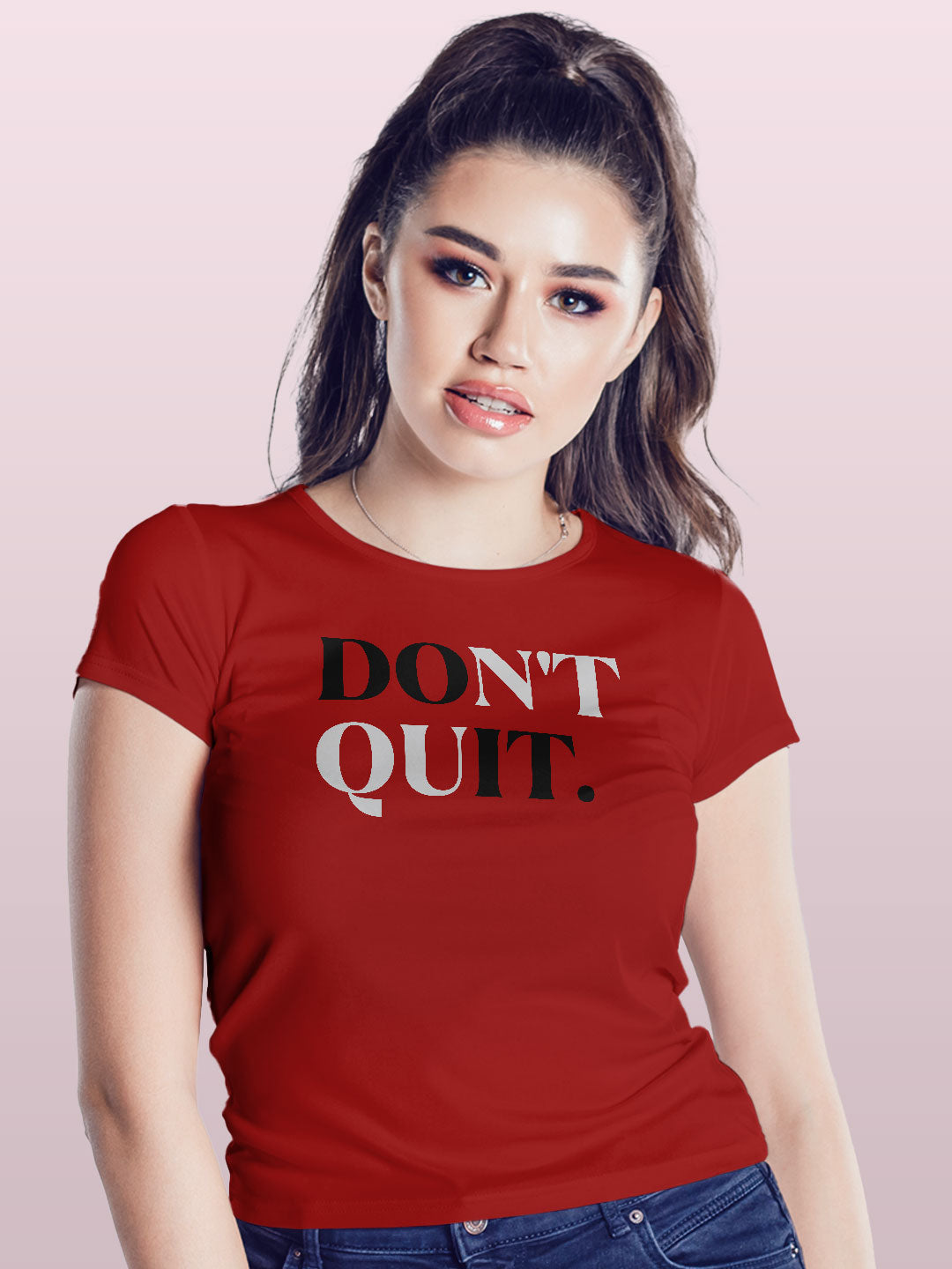 Do it - Womens T-Shirt Red XL