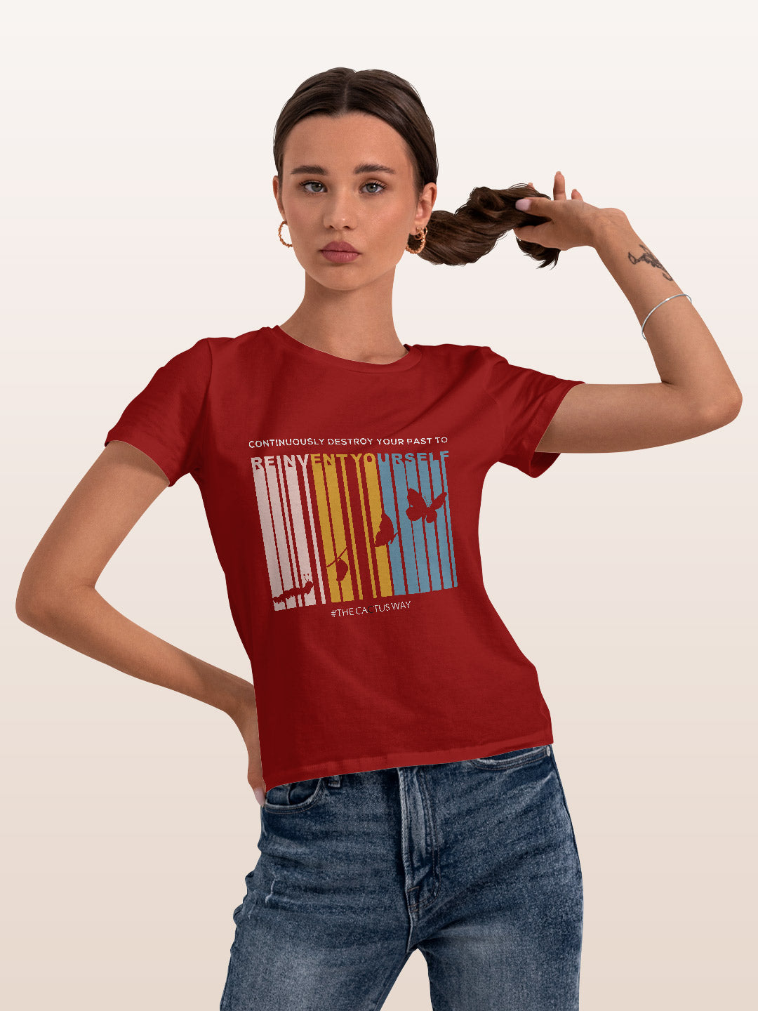 Continuously destroy your past - Womens T-Shirts