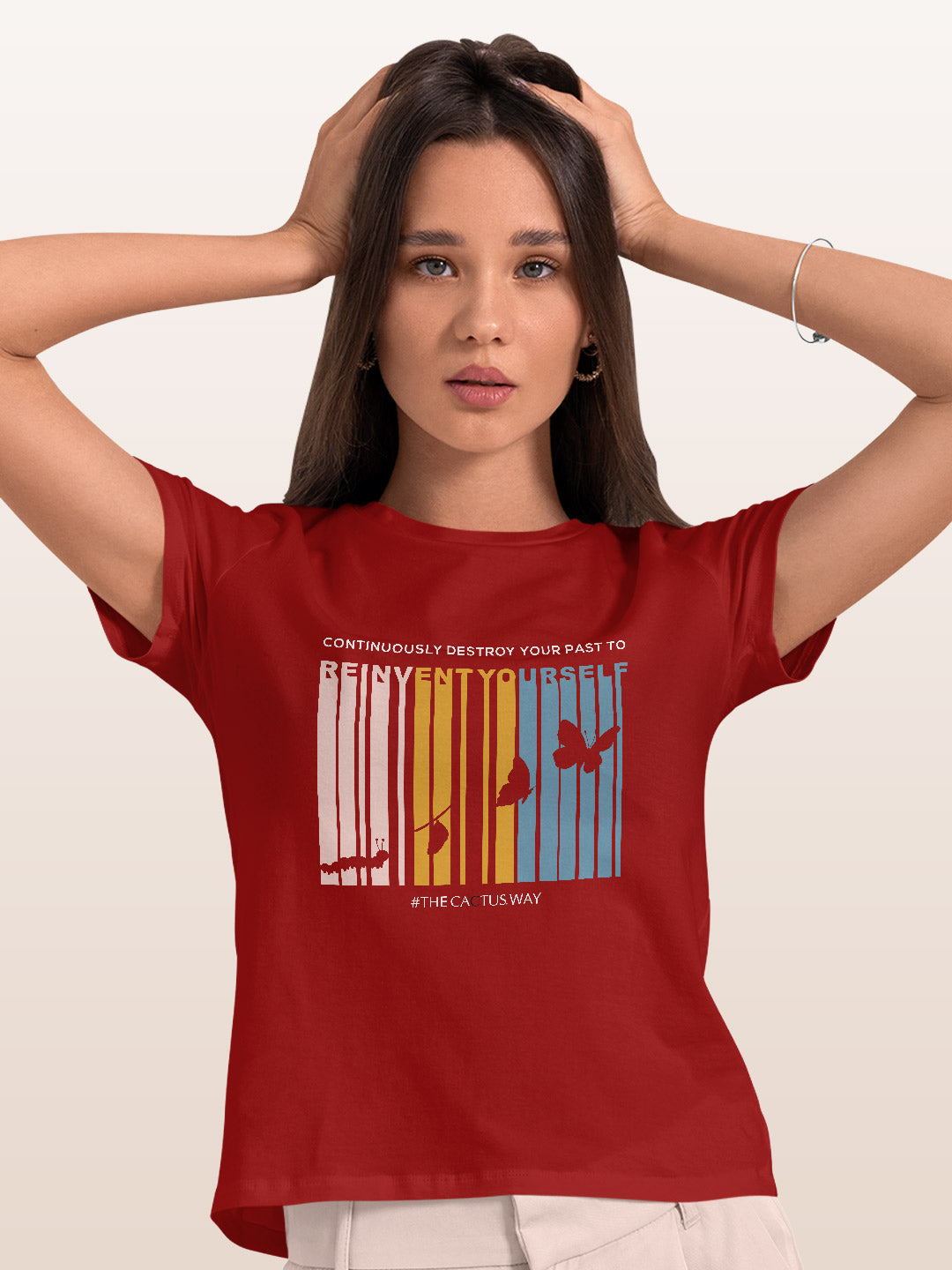 Continuously destroy your past - Womens T-Shirts