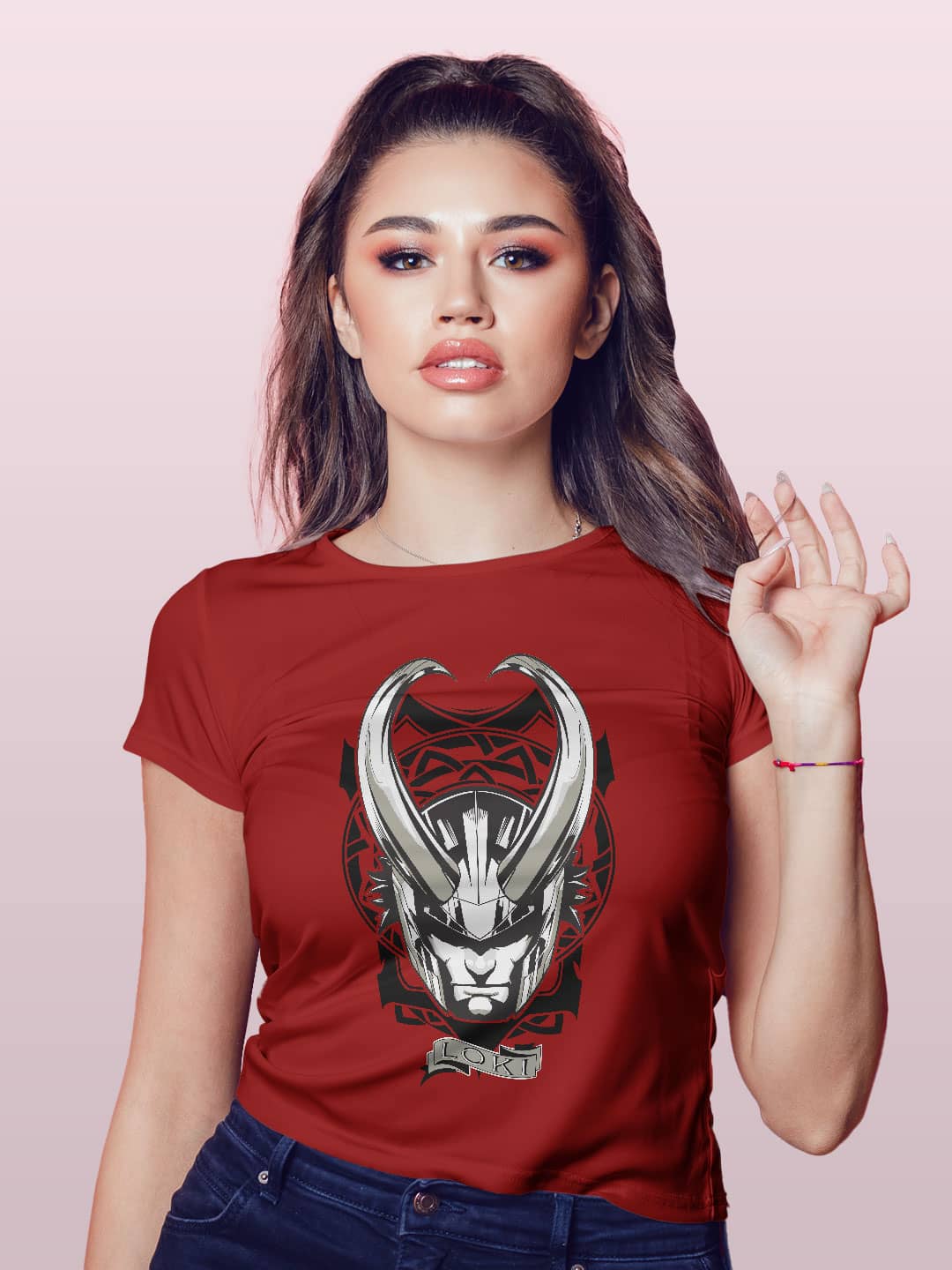 Mischievous Asgardian - Womens T-Shirt Red Large