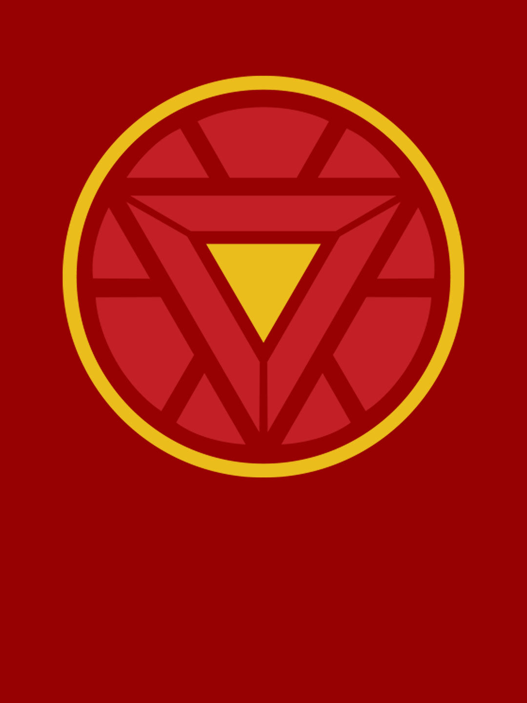 Iron Man Arc Reactor - Womens T-Shirt Red XL