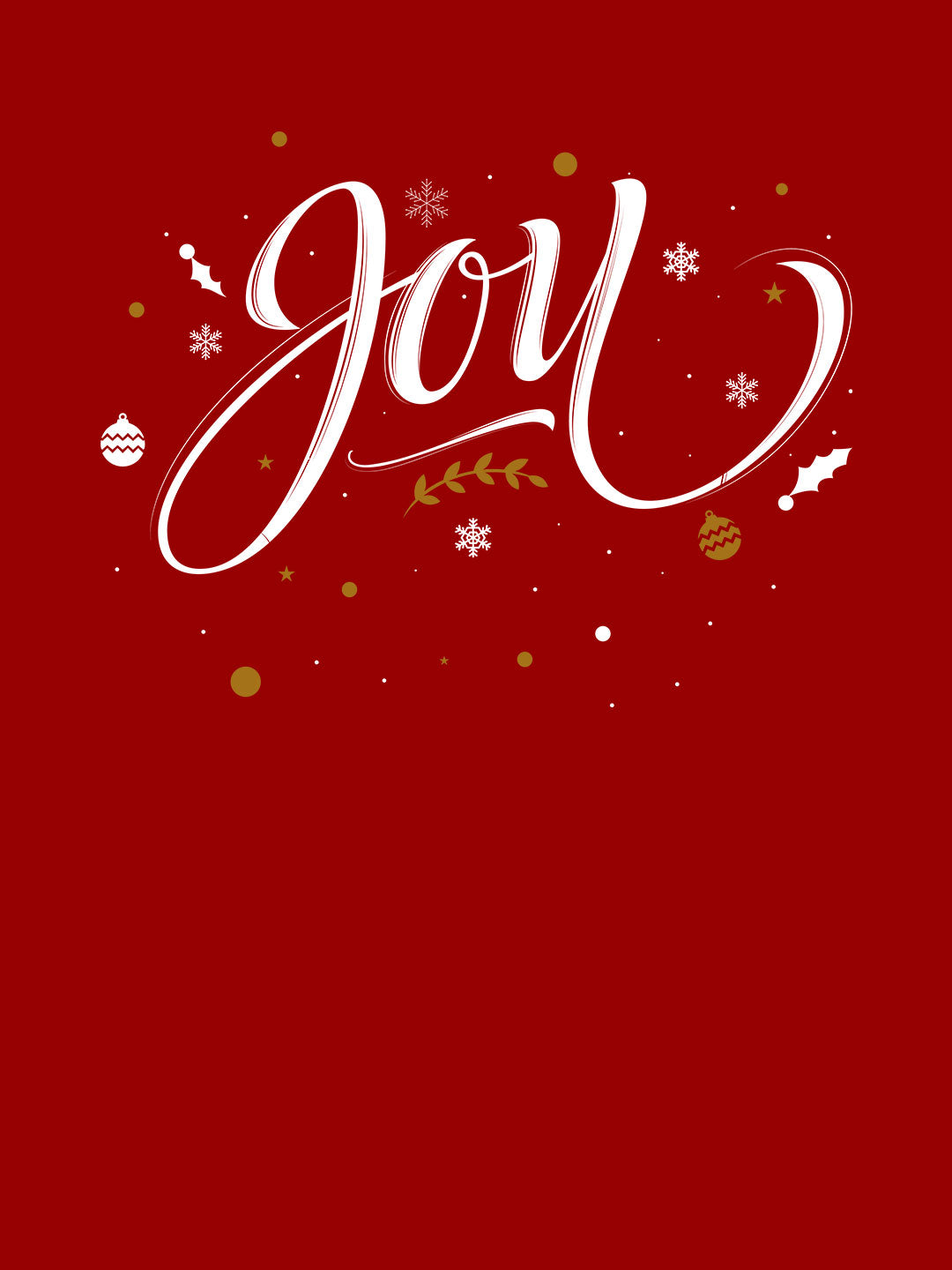 Christmas Joy - Womens T-Shirt Red XXL