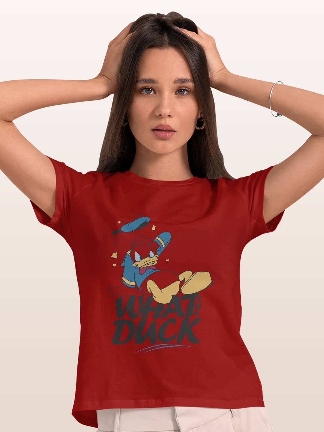 What The Duck - Womens T-Shirt Red XL