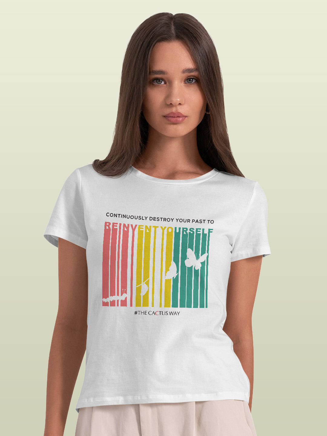 Continuously destroy your past - Womens T-Shirts