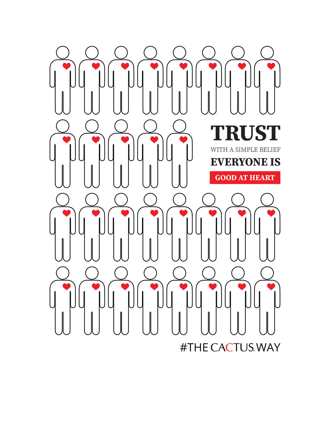 Trust with simple belief - Womens T-Shirts