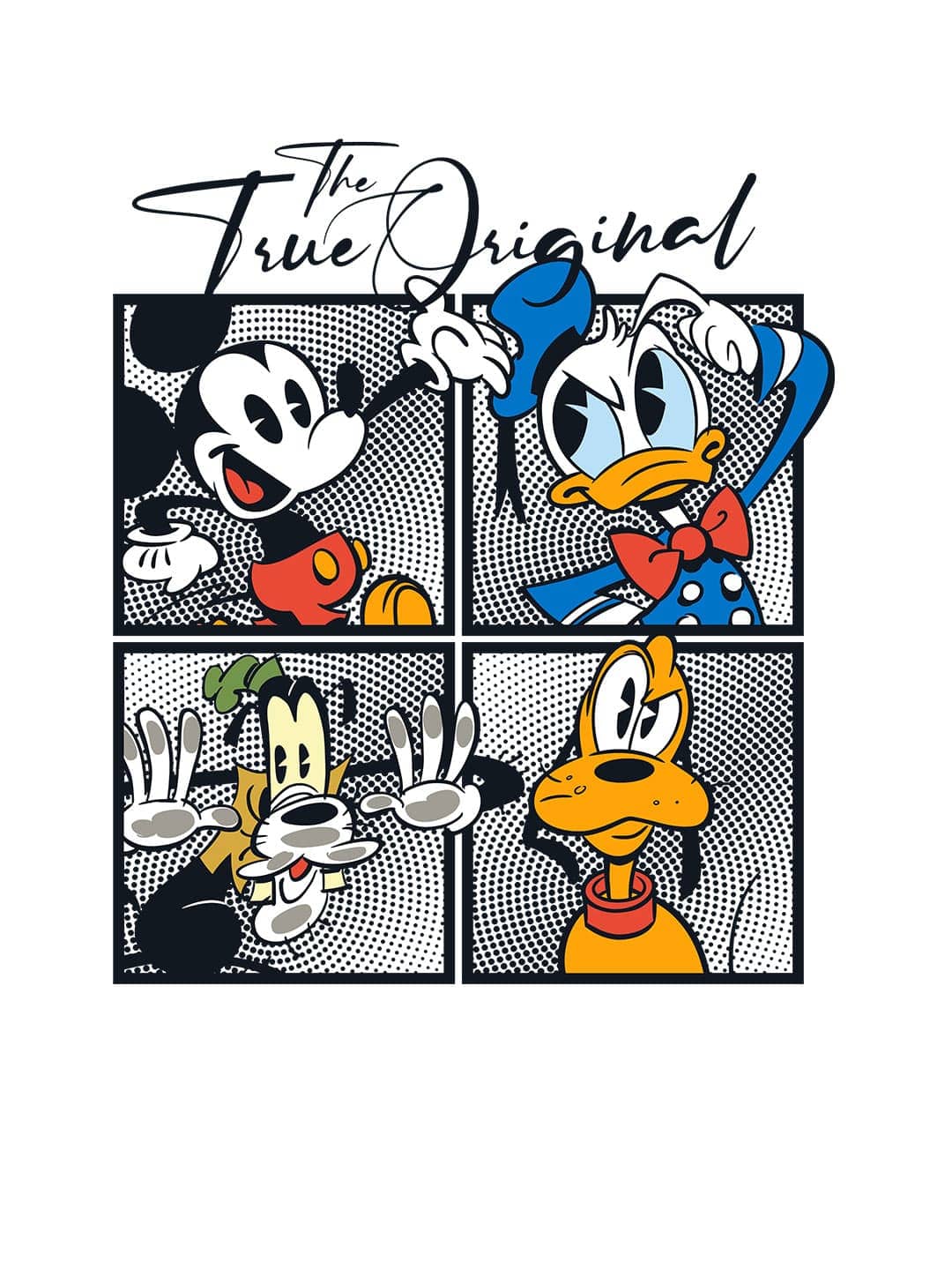 The True Mickey Friends - Womens T-Shirt White Medium