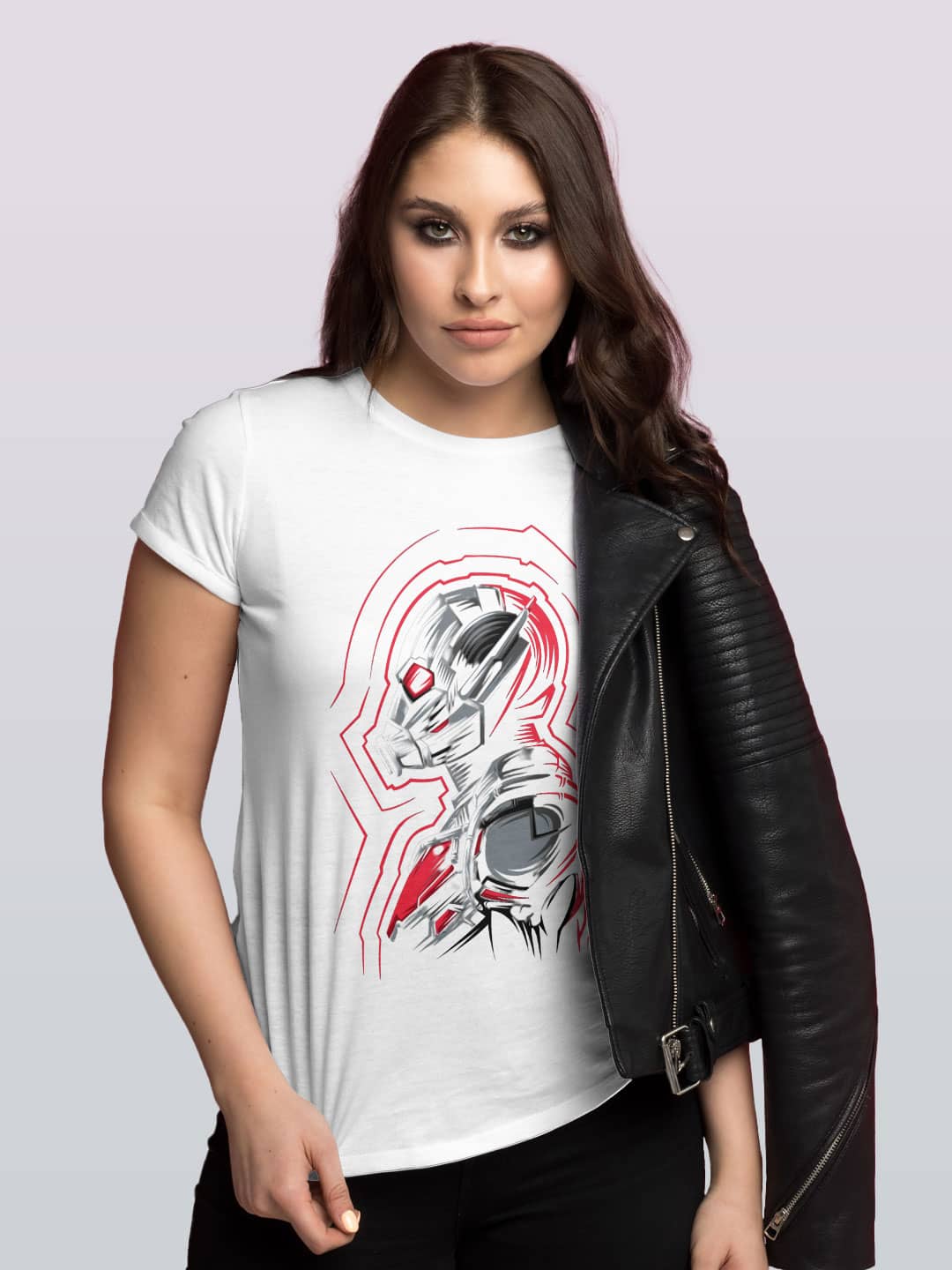 Antman Shrink - Womens T-Shirt - Regular Fit - White - Medium