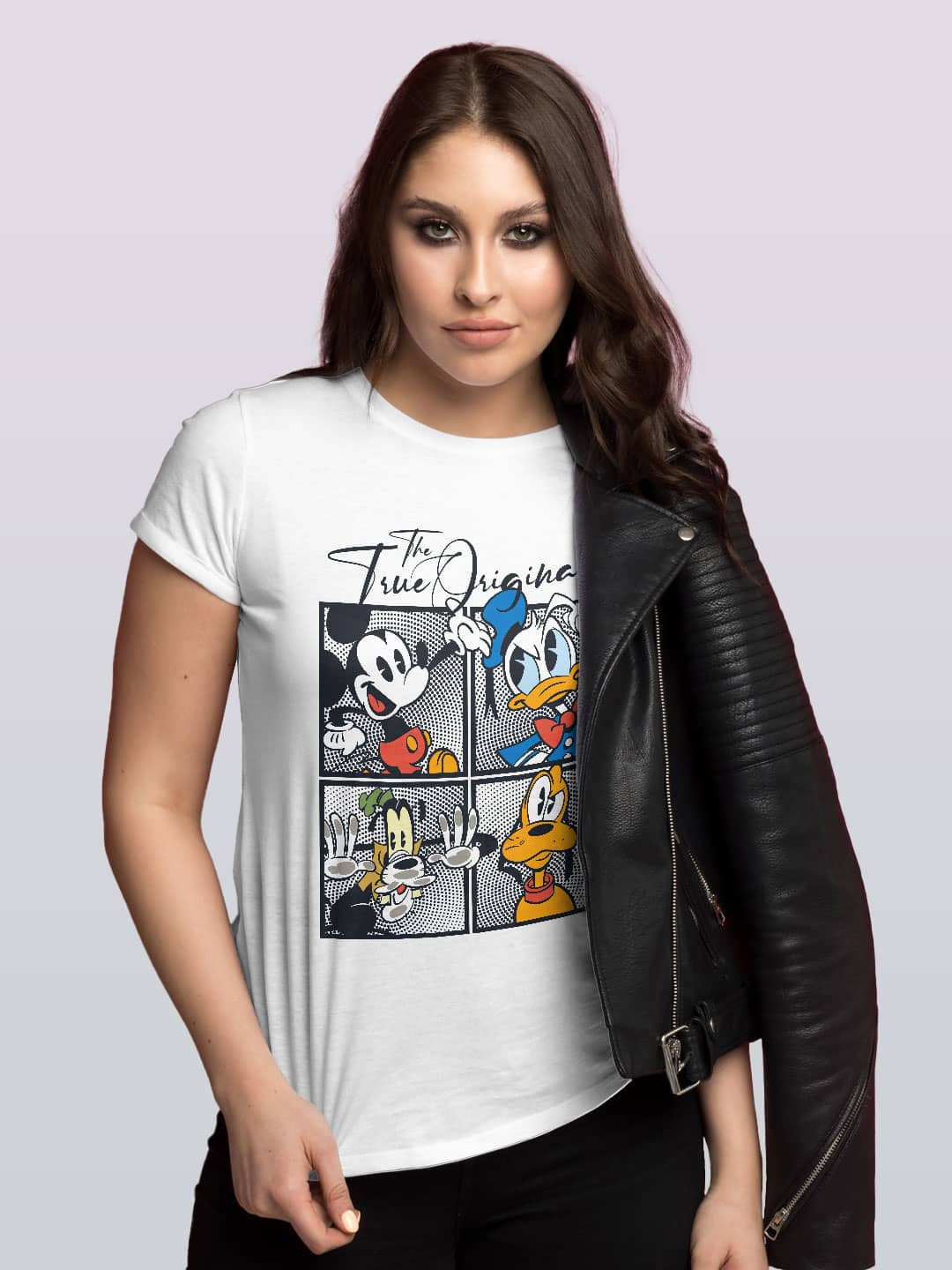 The True Mickey Friends - Womens T-Shirt White Medium