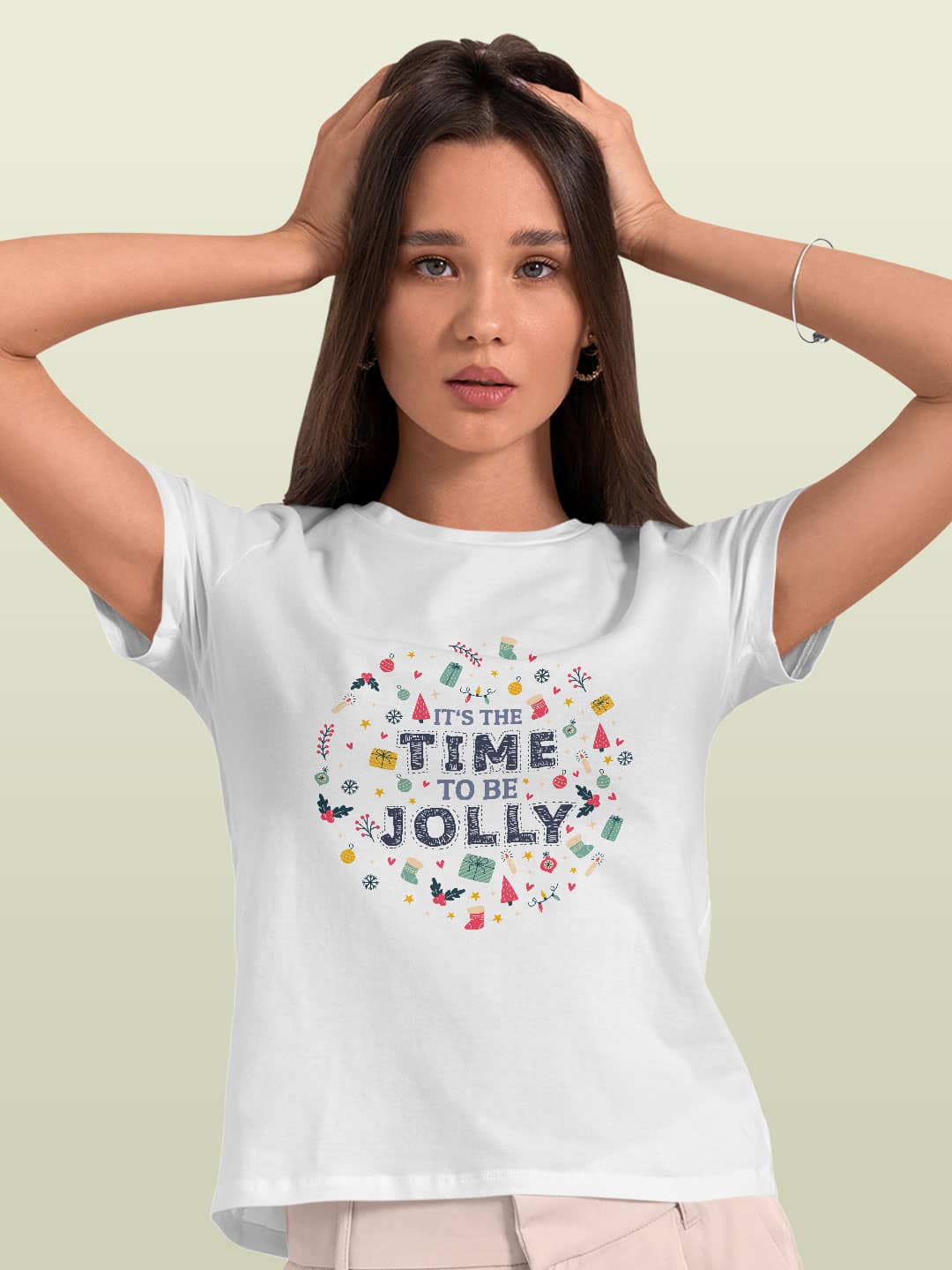 Christmas Time - Womens T-Shirt White Small