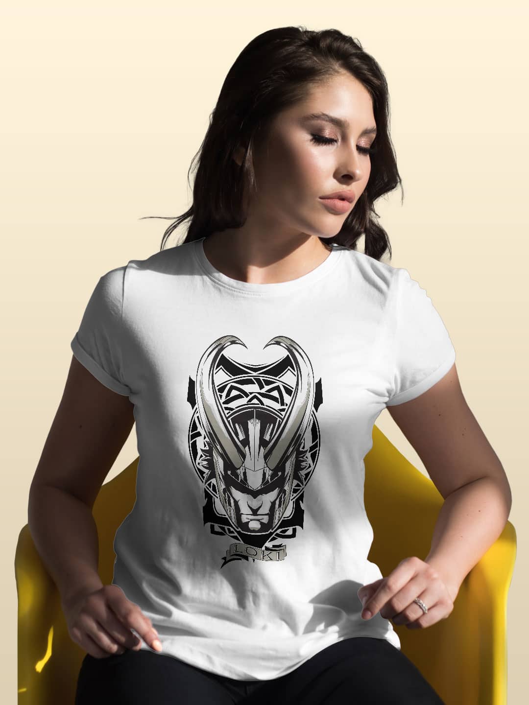 Mischievous Asgardian - Womens T-Shirt White Medium View 5