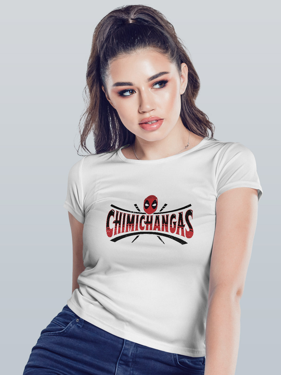 Deadpool Tacos - Womens T-Shirt White Medium