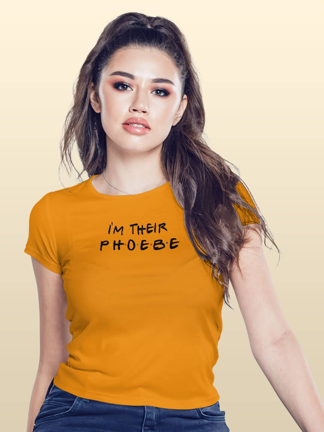 Everybody needs a Phoebe - Womens T-Shirt Yellow Large