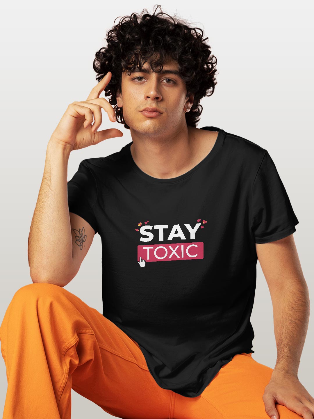 Stay Toxic - Mens T-Shirt Black