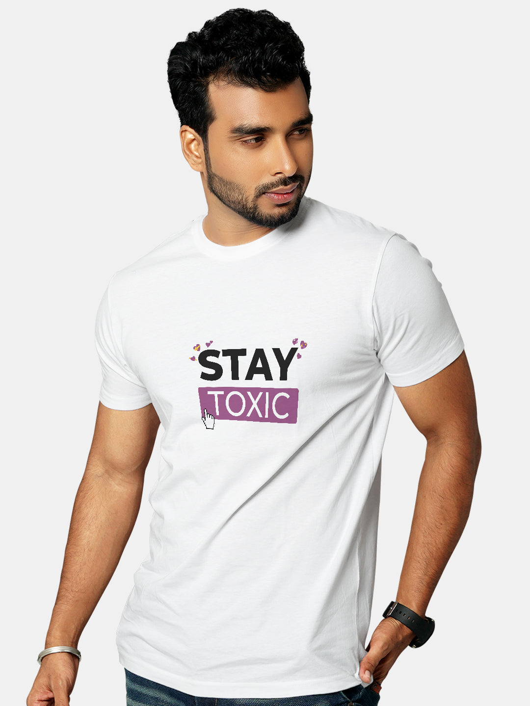 Stay Toxic - Mens T-Shirt White