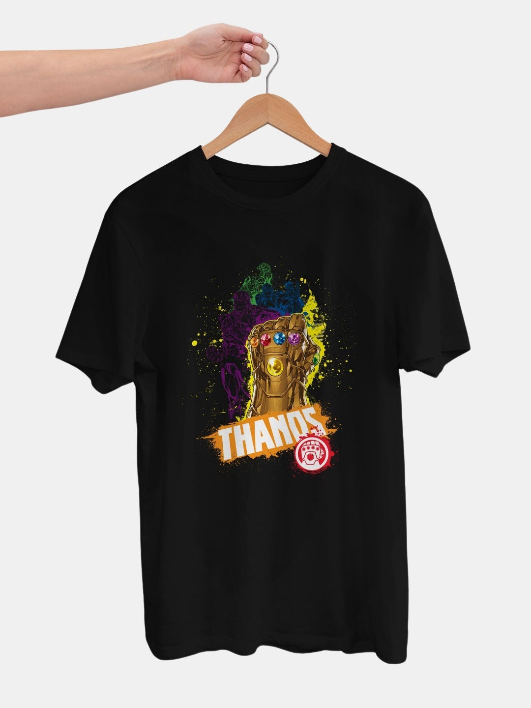 CMYK Thanos - Mens T-Shirt Black Small