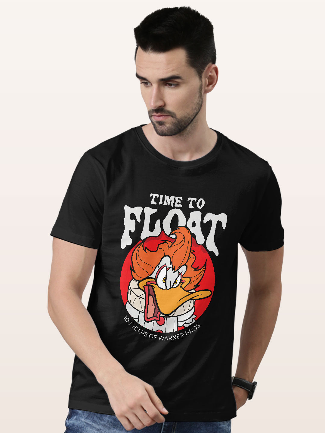 Time to Float - Mens T-Shirt Black Small