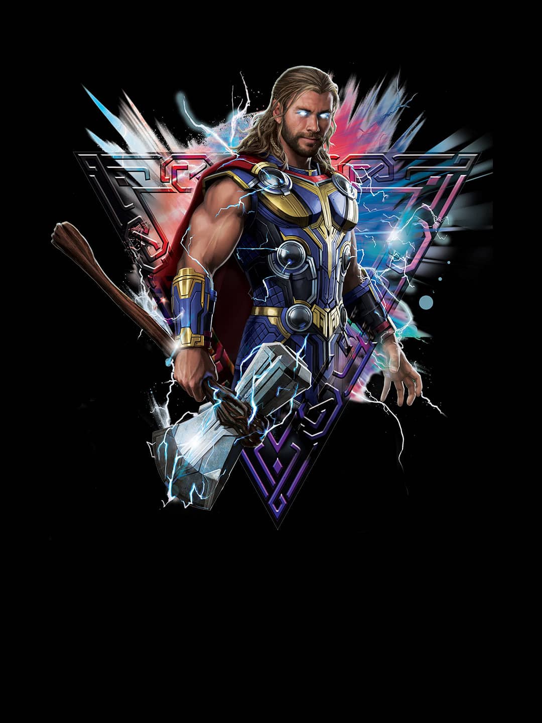 Worthy Thor Pose - Mens T-Shirt Black XL