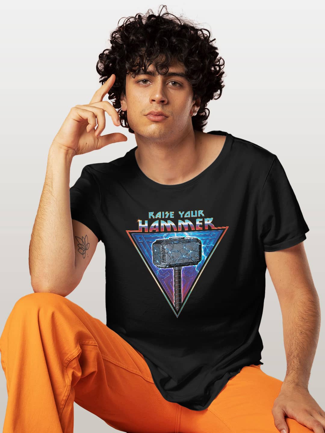 mightyraiseyourhammer-menst-shirt-black-xl