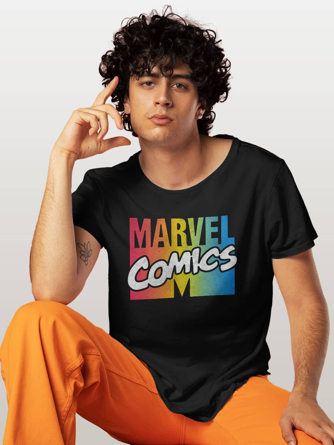 vintagemarvellogo-menst-shirt-black-xl